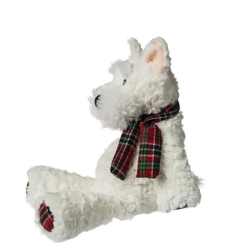 Mary Meyer Marshmallow Zoo Westie Dog with Scarf Plush