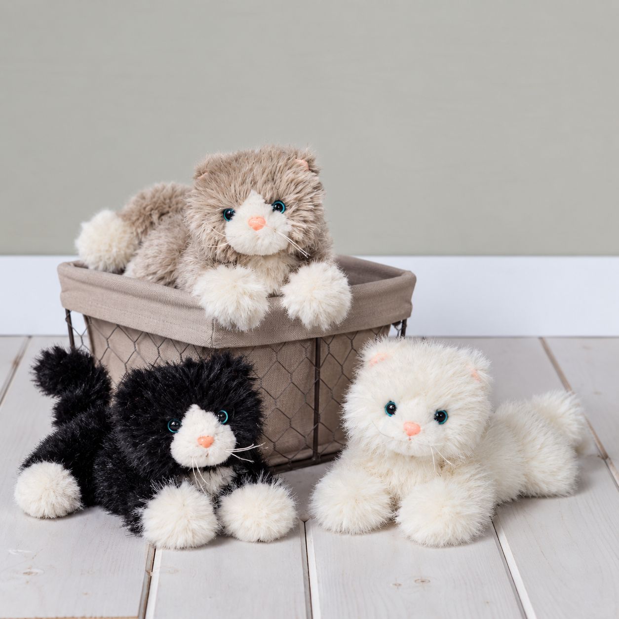 Mary Meyer FabFuzz Meow Kitten Plush 7" Assorted
