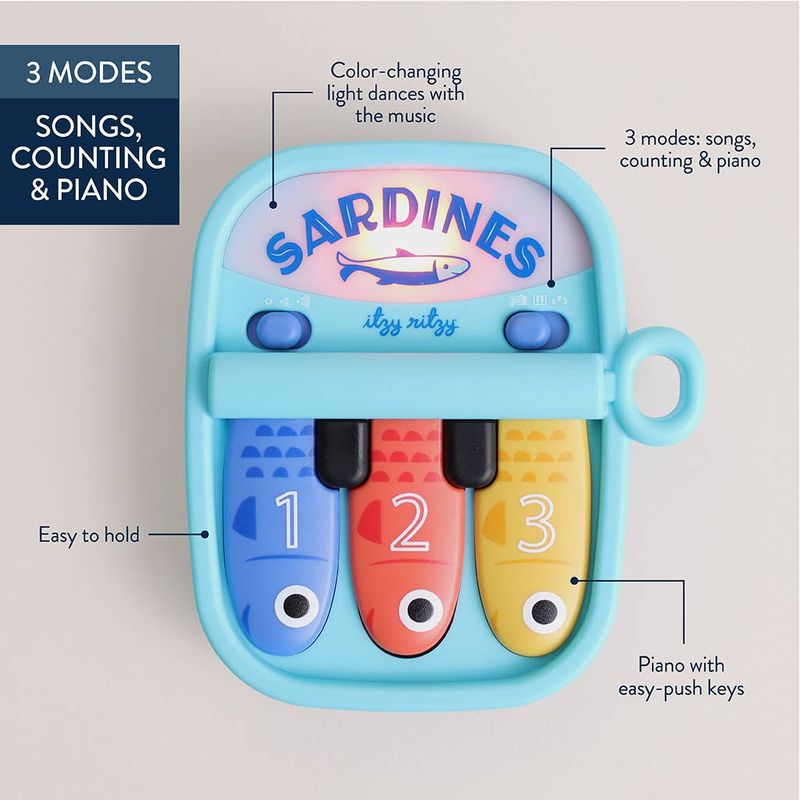 Bitzy Tunes™ Musical Piano Toy - Sardines