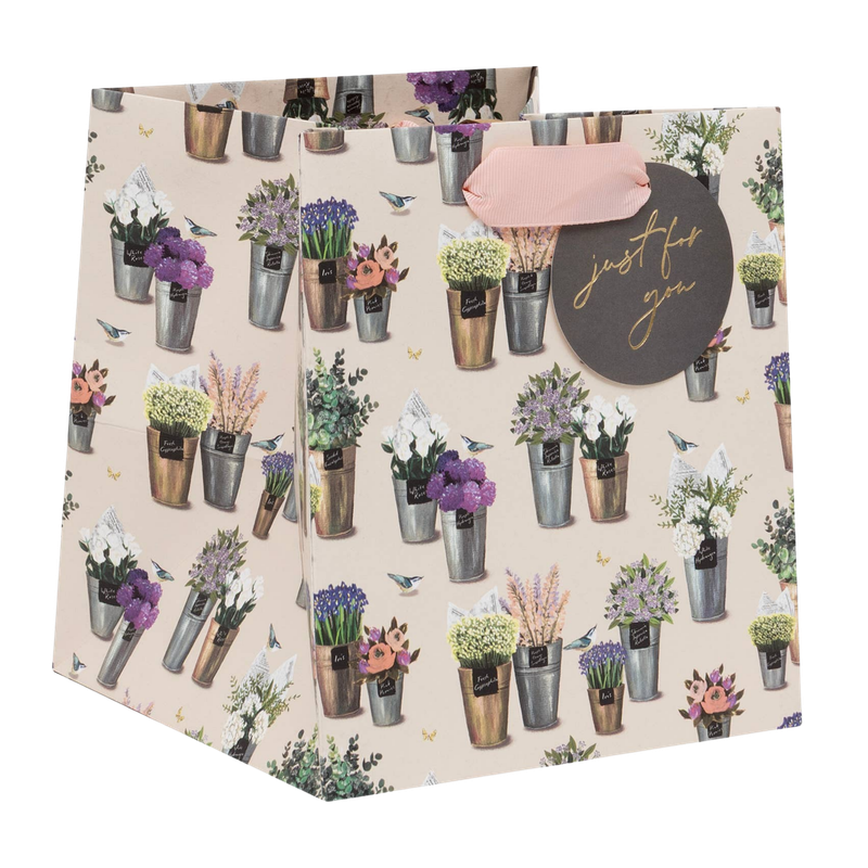 Plant Flower Market Gift Bag Short
