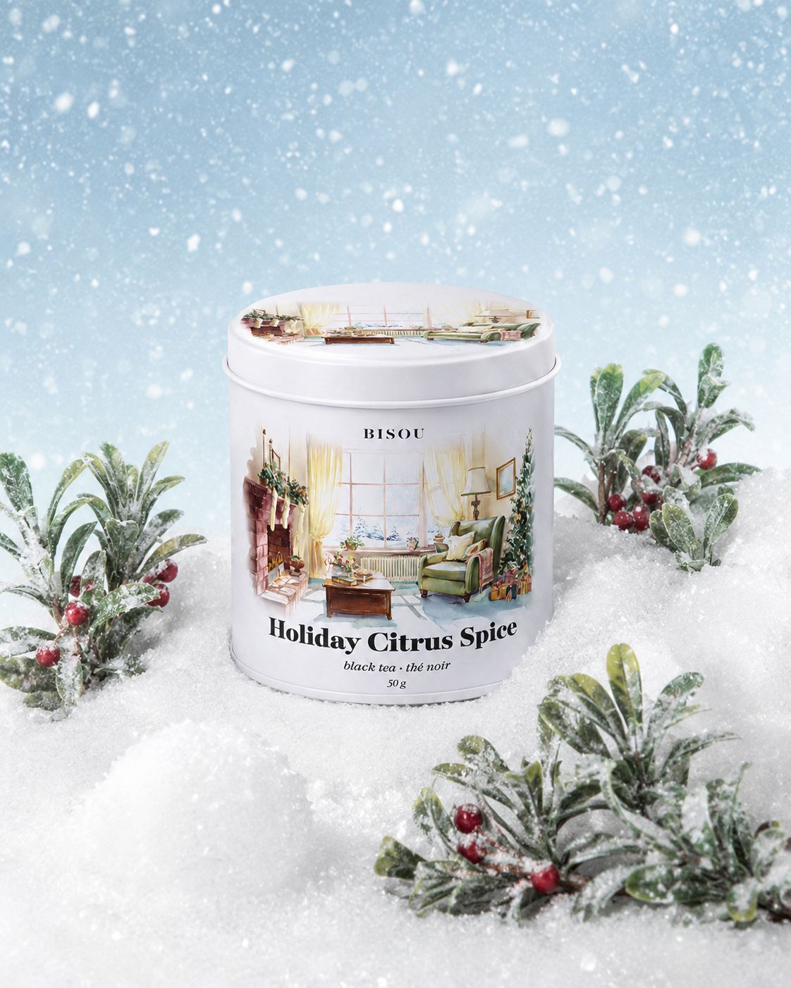 Bisou Holiday Citrus Spice - Black Tea Tin