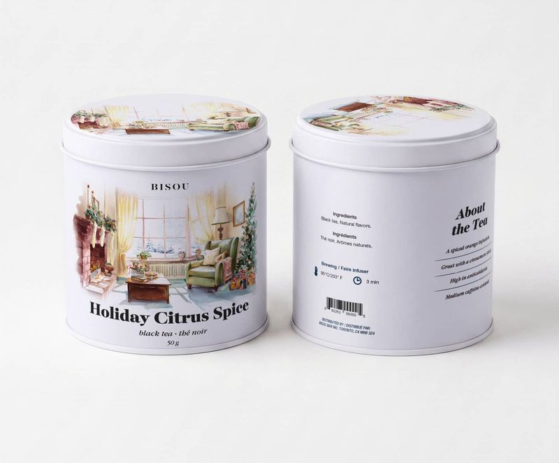 Bisou Holiday Citrus Spice - Black Tea Tin
