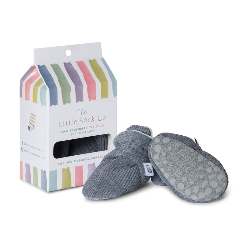 Corduroy Stay-On Baby &amp; Toddler Booties | Flint