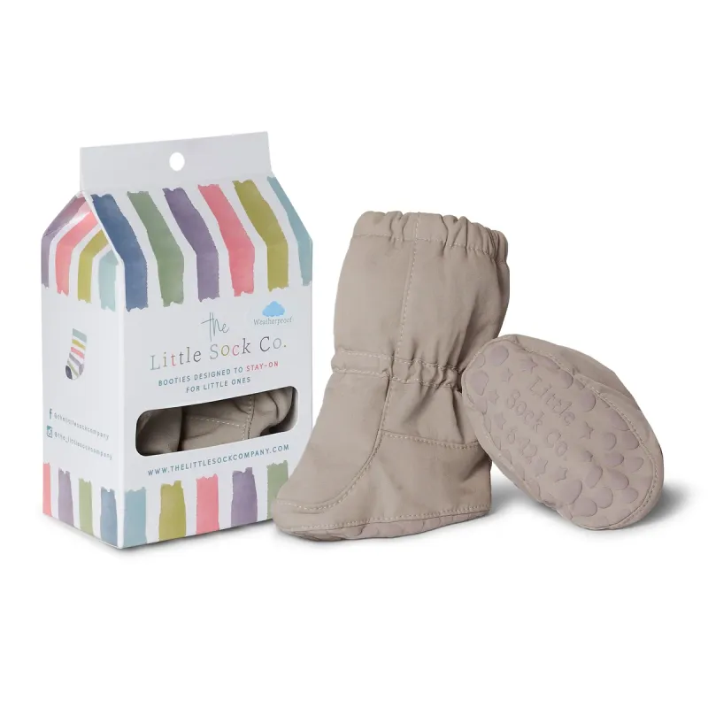 All Weather Stay-On Baby &amp; Toddler Booties | Haze