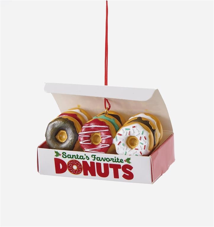 Box Of Donuts Christmas Ornament
