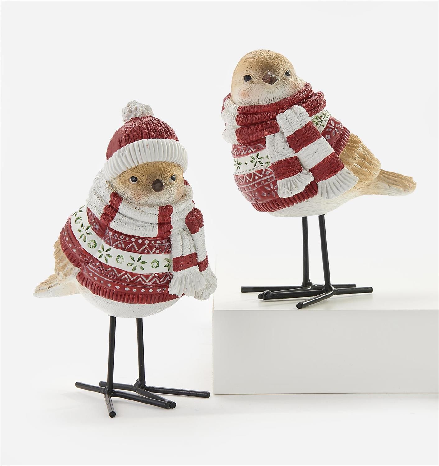 Christmas Winter Bird Figurine