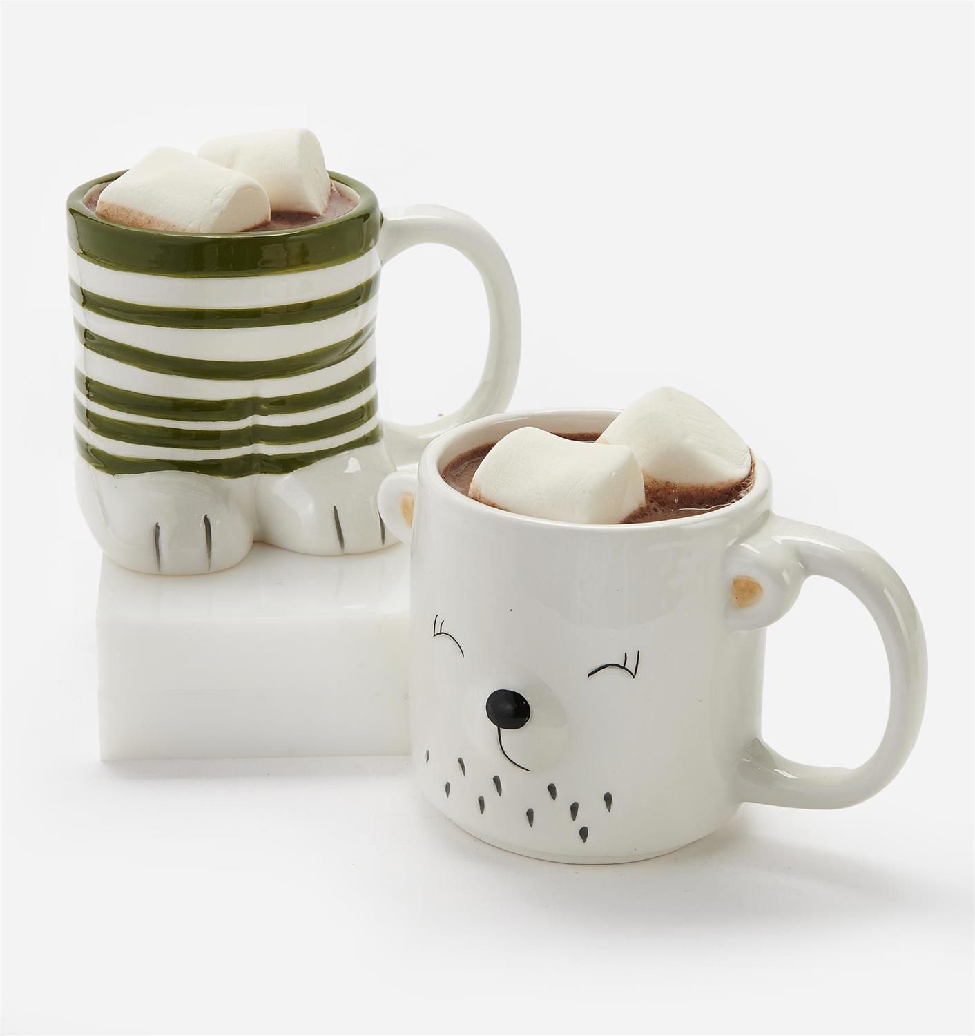 Stackable Bear Mug Set Of 2