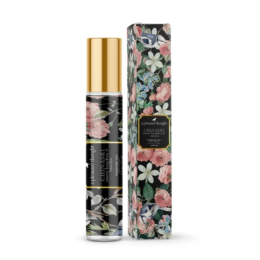 A Pleasant Thought Chinaski Sweet Bourbon &amp; Vanilla Perfume Oil Roller