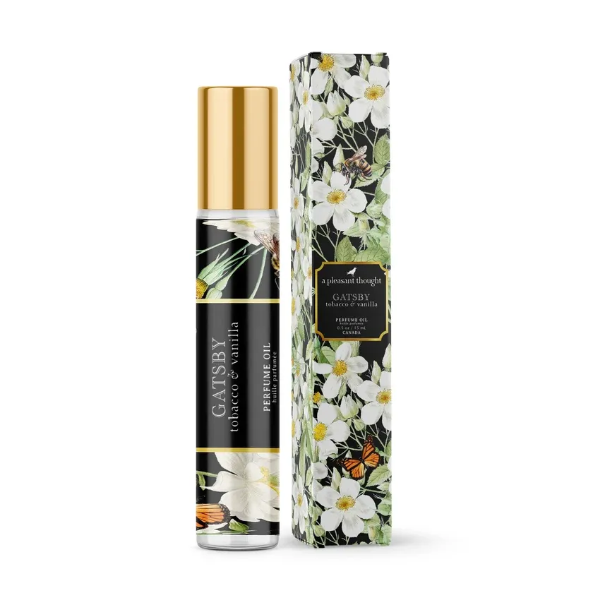 A Pleasant Thought Gatsby Tobacco &amp; Vanilla Perfume Oil Roller