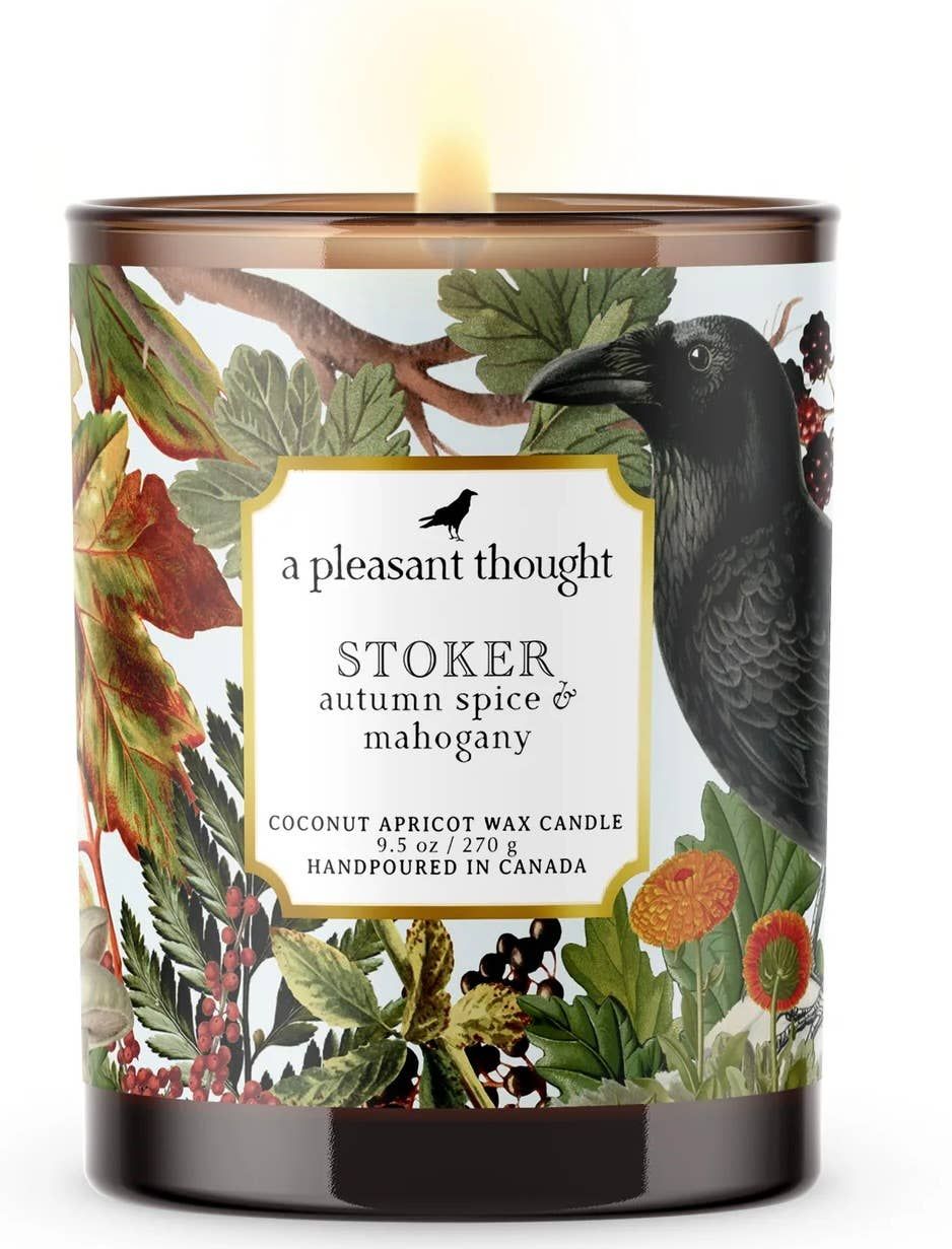 A Pleasant Thought Stoker Autumn Spice &amp; Mahogany Candle