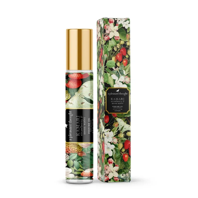A Pleasant Thought Kamari Strawberry &amp; Moon Water Perfume Oil Roller