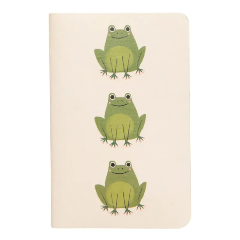 Frog Blank Pocket Notebooks Set of 2