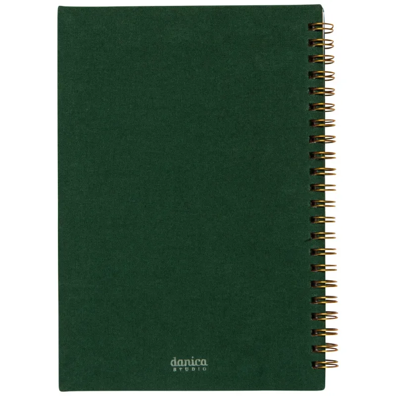 Wildgrove Embroidered Spiral Lined Notebook