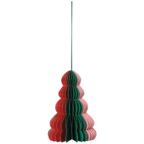 Tree Honeycomb Paper Christmas Tree Ornament