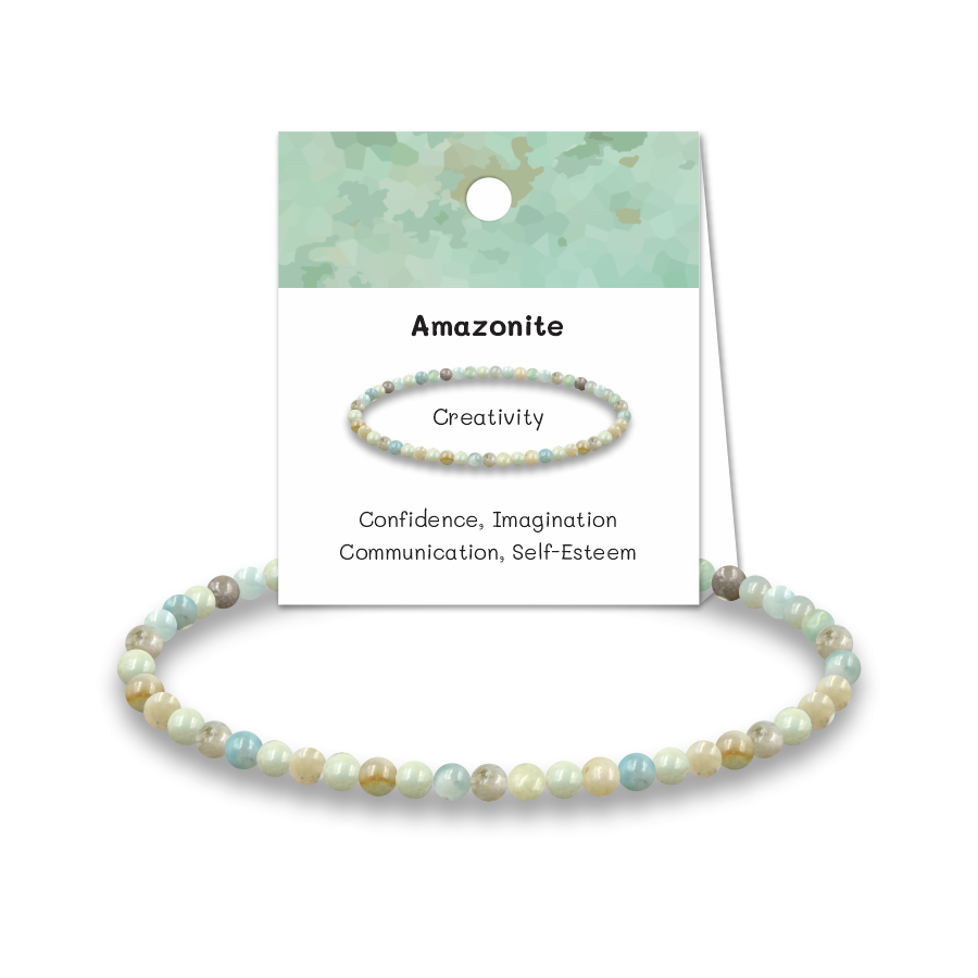 Gemstone Bracelets Assorted, STONE: Amazonite
