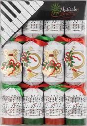 Musical Xmas Crackers 8ct