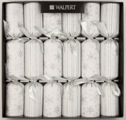 White Snowflakes 6 crackers