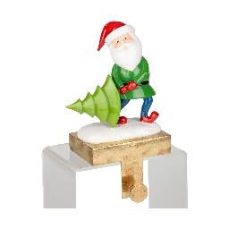 Resin Santa Stocking Holder