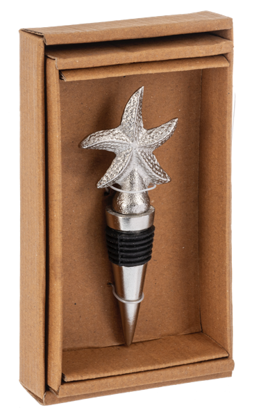 Starfish Metal Bottle Stopper