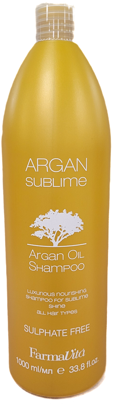 Shampoo Argan Sublime 1000 ml - Farmavita Shampoo Argan Sublime 1000 ml - Farmavita