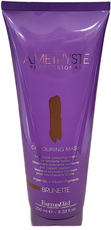 Amethyste colouring mask CASTANO 250 ml - Farmavita Amethyste colouring mask CASTANO 250 ml - Farmavita