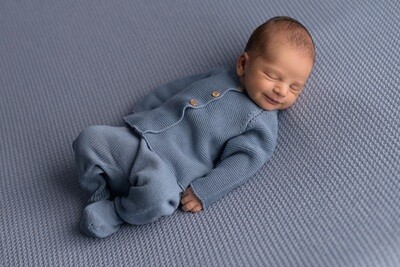 MICU MICU-Newborn-Set Jeansblau