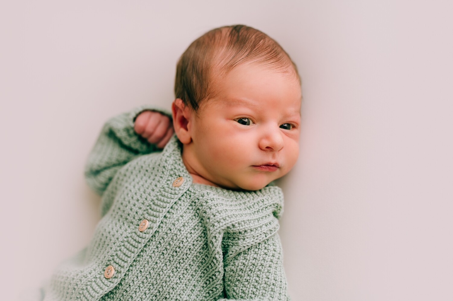 MICU MICU-Strickjacke Mintgrün