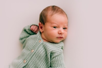MICU MICU-Strickjacke Mintgrün