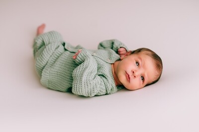 MICU MICU-Strickjacke Mintgrün