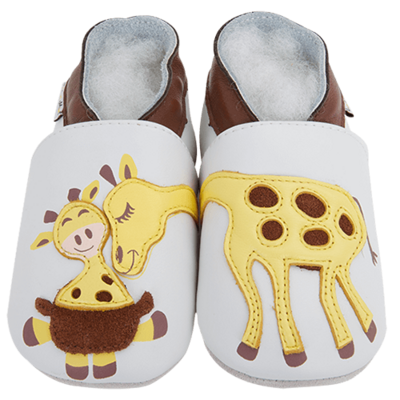 LAIT ET MIEL-Lederschuhe Giraffe