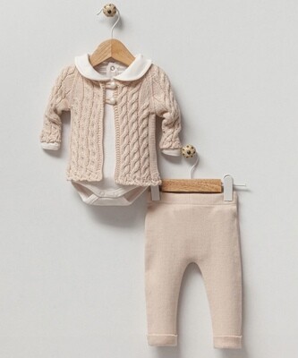 OMNIS PURA-Strickset Jacke &amp; Hose