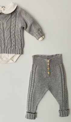 OMNIS PURA-Strickset Hose &amp; Pullover