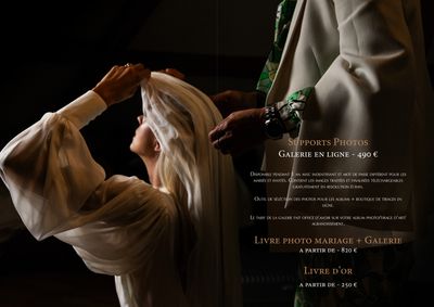Une maquette de plaquette de présentation Indesign pour les photographes de mariage, 8 doubles pages