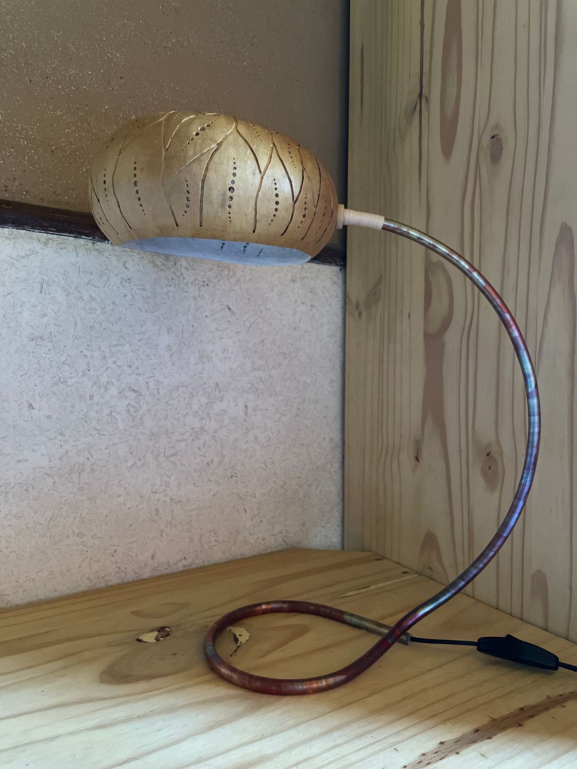 Lampe sur pied demi lune 14003