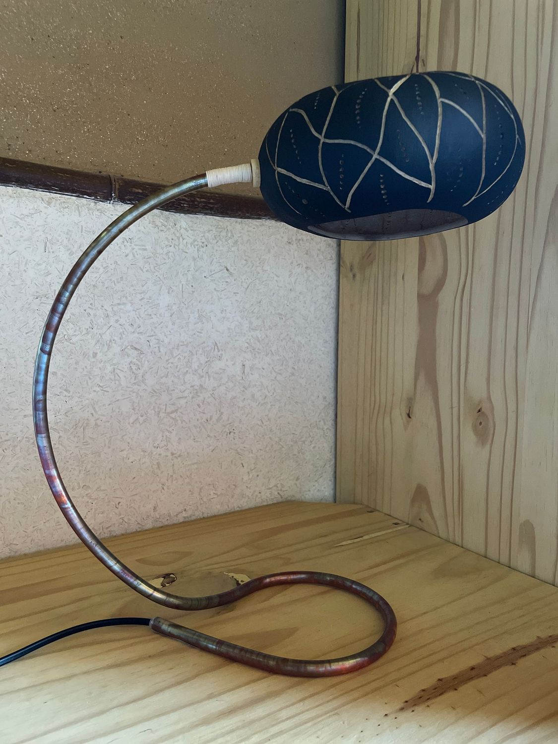 Lampe sur pied demi lune 14004