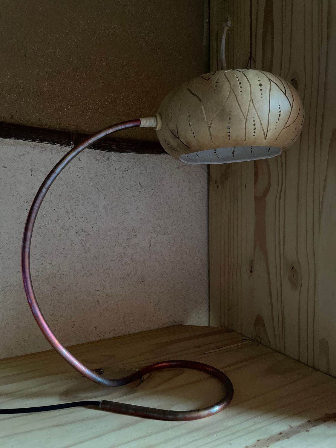 Lampe sur pied demi lune 14010