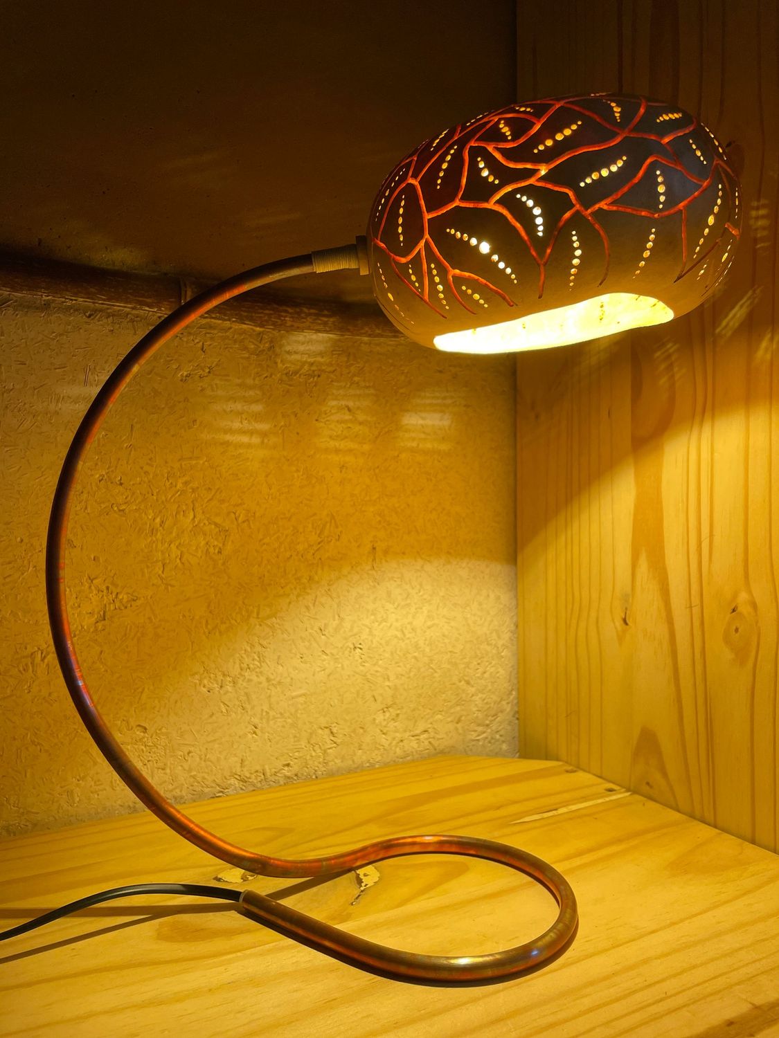 Lampe sur pied demi lune 14012