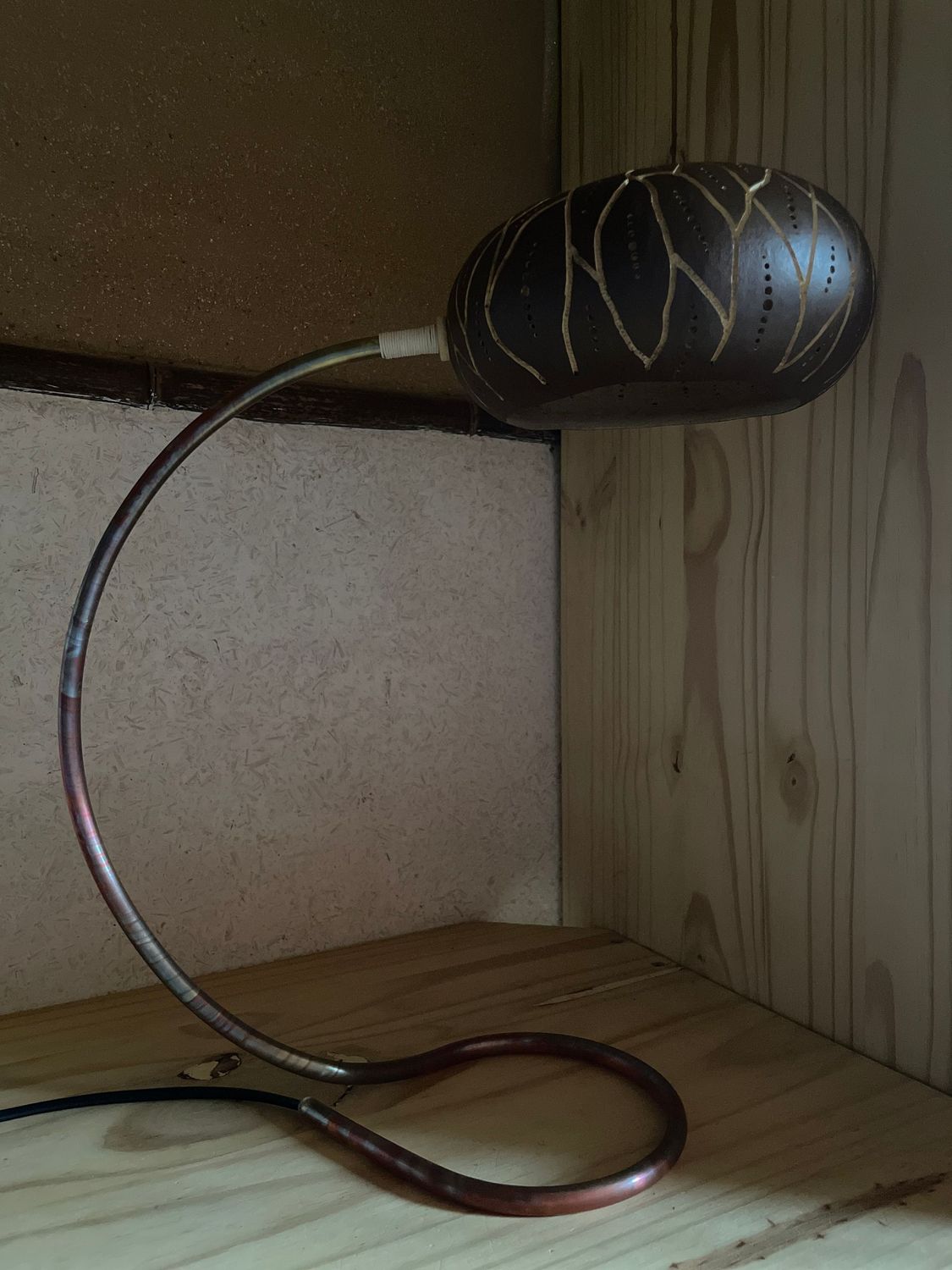 Lampe sur pied demi lune 14011