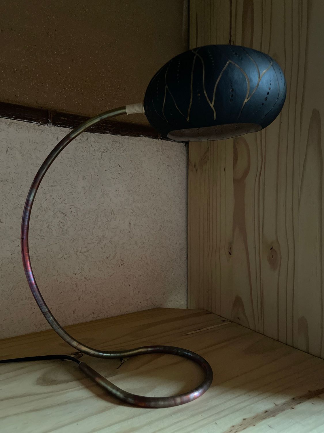Lampe sur pied demi lune 14013