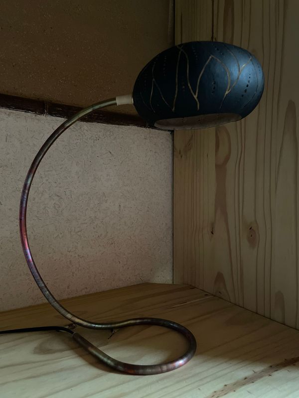 Lampe sur pied demi lune 14013