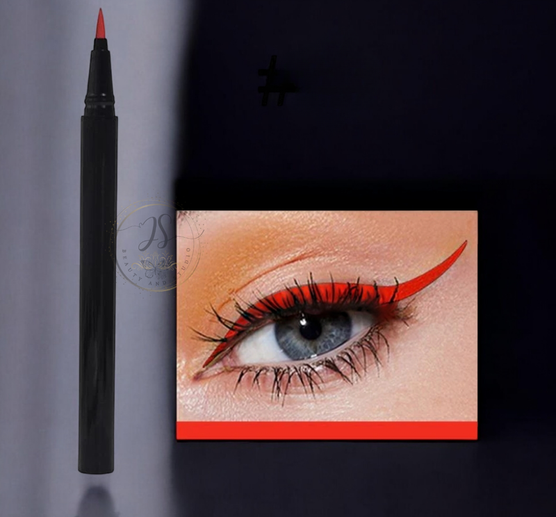 Color Long Lasting Eyeliners Red