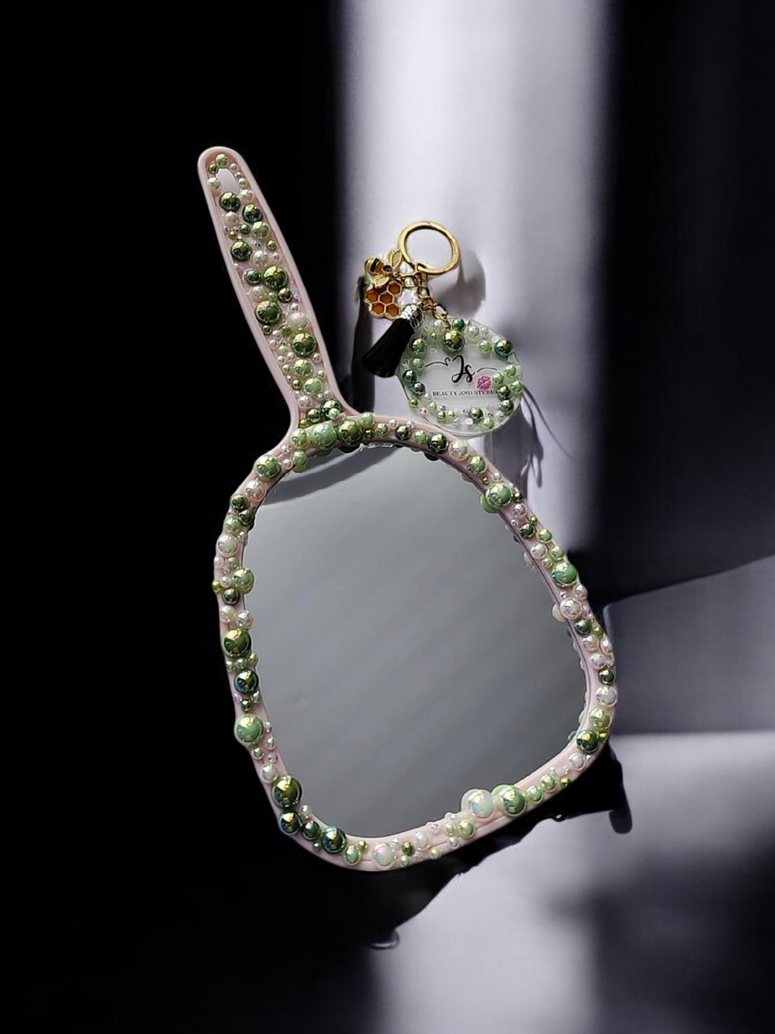 Green Handmade mirror