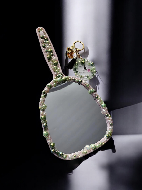 Green Handmade mirror