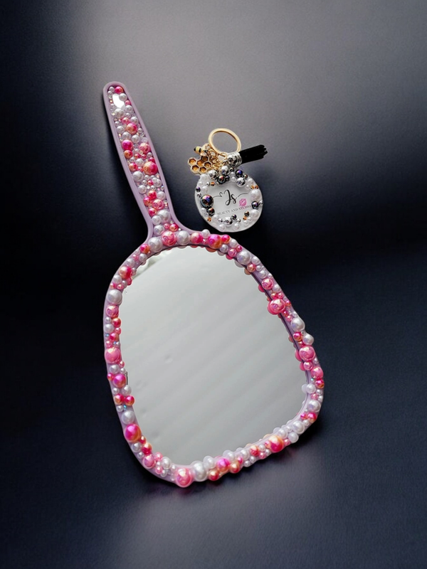 Pink Handmade Mirror