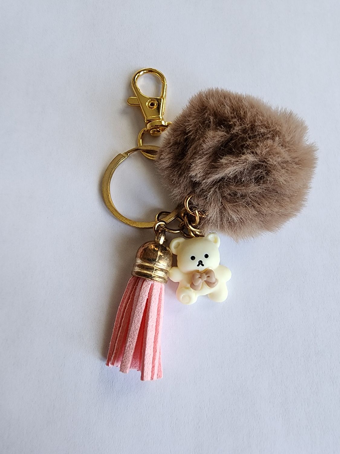 Keychain White Bear