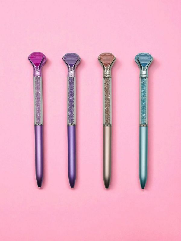 Diamond Ballpoint Pens Pack of 4