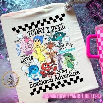 Disney Pixar Inspire Inside Out Emotions T-Shirt