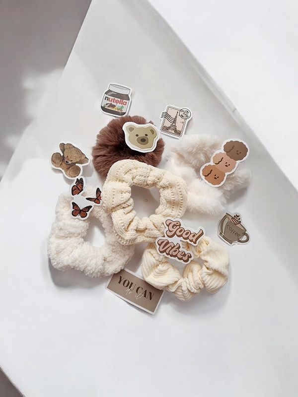 6pcs Hair Scrunchies