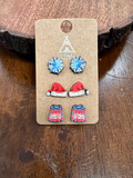 Christmas Wood Studs