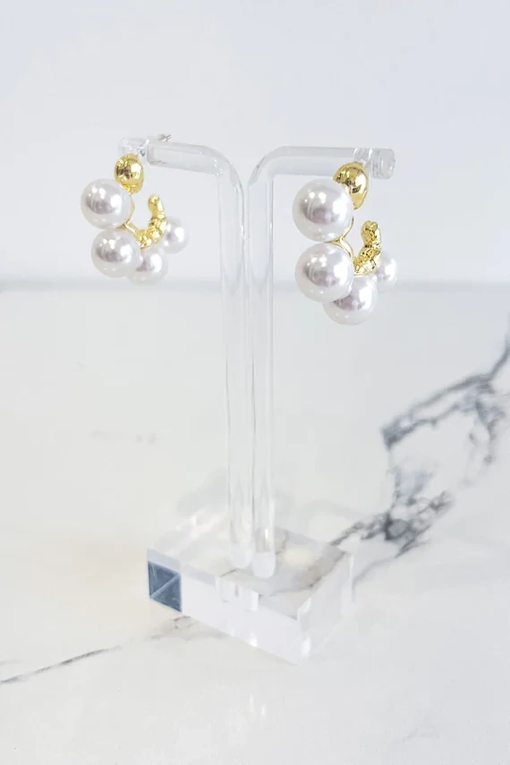 Pearl Hoops